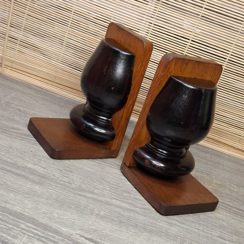Pair art deco solid - art,