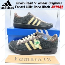 Brain Dead × adidas Originals Forest Hills Core Black JR7942 Men's Size