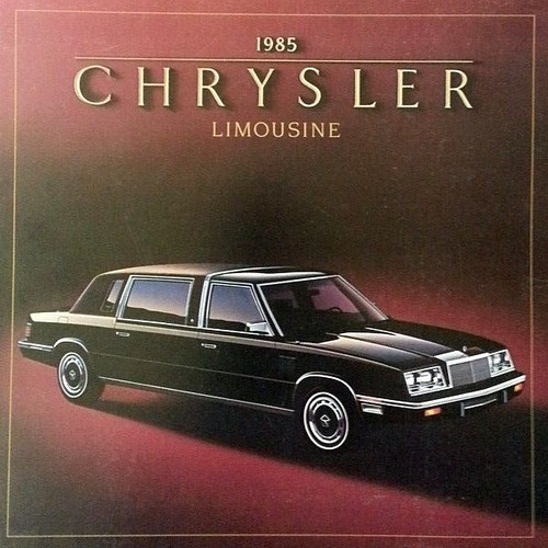 1985 chrysler limousine - chrysler, sales