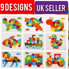 Wooden ABC Alphabet Jigsaw Animal Puzzle KIDS Toys Children Educational Toy Gift