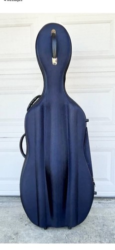 Cello case full size - full, blue