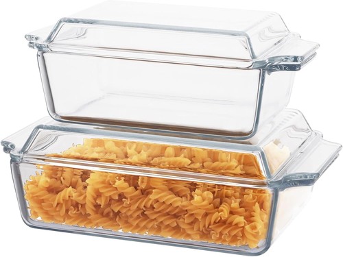 Rectangle glass casserole - rectangle,