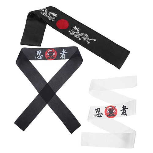 3pcs japanese headbands - 3pcs,