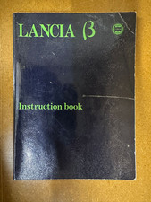 Lancia Beta Saloon drivers handbook 1980