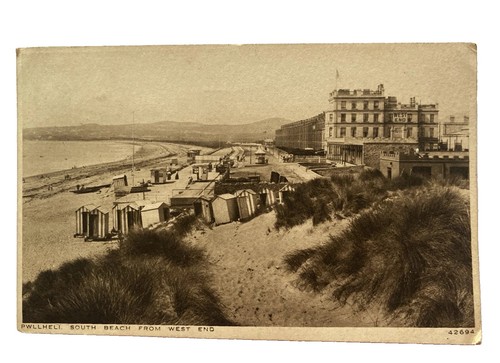 Pwllheli south beach from west - from,