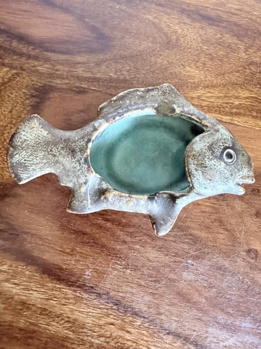 Vintage pottery fish - fish, or
