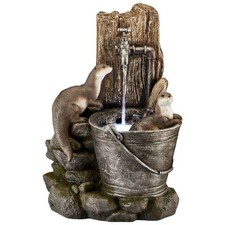 Playing Otters Water Feature