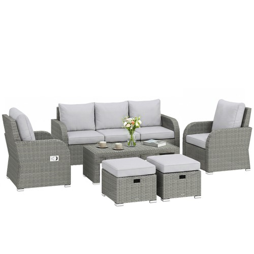Outsunny rattan garden - rattan,
