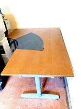Large Sturdy  Ikea  Corner Office Desk Hight Adjustable