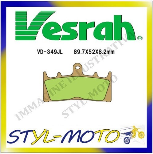 349jl front sintered brake - vd-349jl,