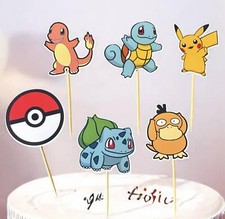 Pokemon cupcake toppers |