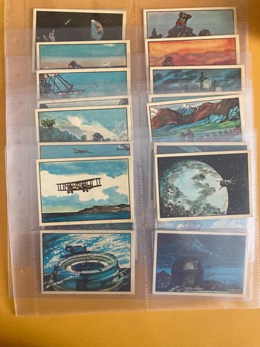 Trade cards famous discoveries - trade,