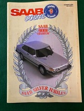 SAAB SCENE SUMMER 1985 SALES BROCHURE SAAB SILVER JUBILEE 47 PAGES
