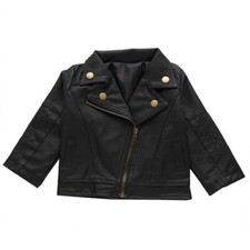 Kid Leather Jacket Jacket Cool