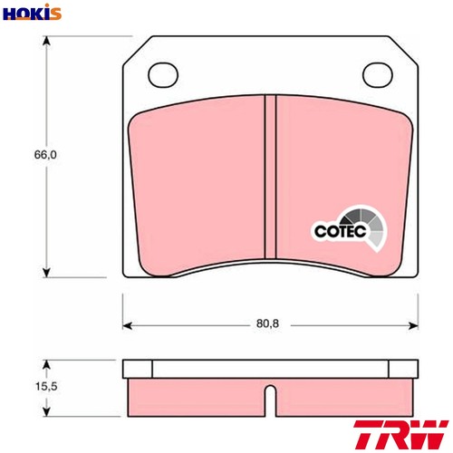 Brake pad set disc - pad,