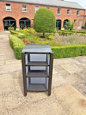 Sound Style Hifi stacking system 4 tier Black with glass removable shelves