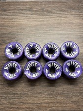 Air Waves Roller Quad Skate Outdoor Soft Wheels 8 pack 65mm 78A - Purple