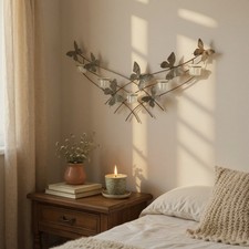 Butterfly Candle Holder Gold