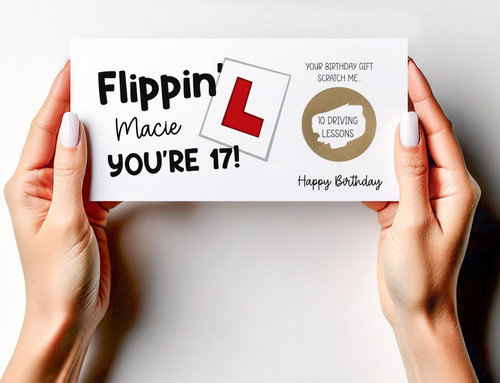 Personalised birthday scratch - personalised,
