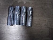 PAIR RETRO OLD / MID SCHOOL HARO 14mm  CHROME STEEL STUNT PEGS HARO