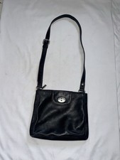 Black Vintage Fossil Leather