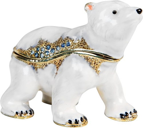 Polar bear treasured trinket - polar,