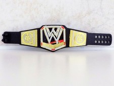 WWE MATTEL ELITE WORLD CHAMPIONSHIP WRESTLING FIGURE SCRATCH LOGO BELT 2013