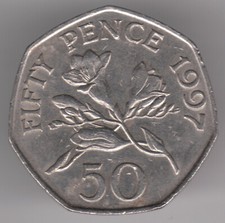 Guernsey 50p Pence 1997