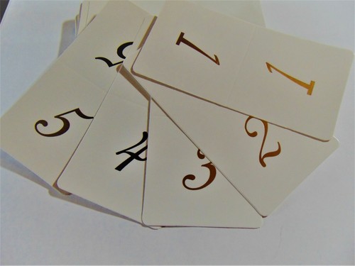 Table numbers party - -,