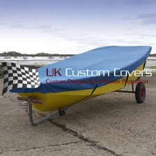 Mirror Dinghy Premium Tailored Waterproof Sailing Dinghy Boat Cover Blue