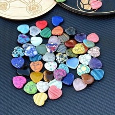 Heart Shaped Stones Natural Healing Quartz Crystals Gemstones Tumbles Worry Mix