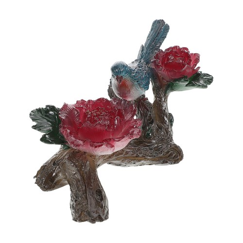 Resin hummingbird tea - hummingbird, pet