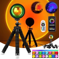 Sunset Lamp Projection 16 Colors Sunset Projection Lamp Night Light Desk Lamp