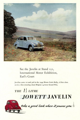 Jowett javelin vintage - jowett,