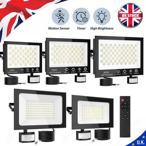Led floodlight pir sensor - floodlight,