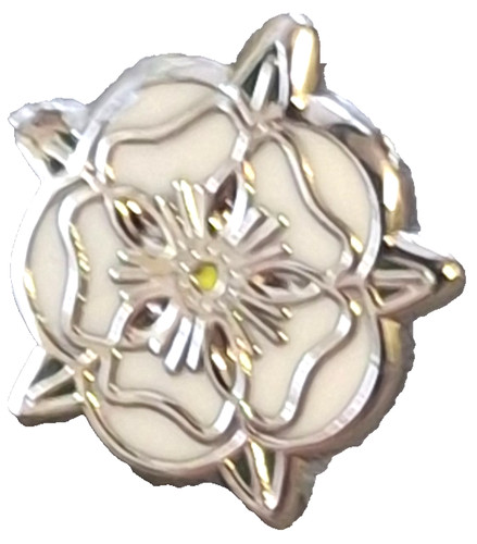 Yorkshire county white rose - white,