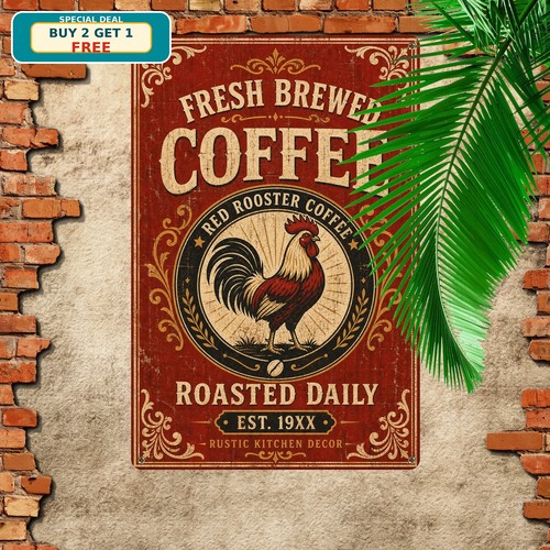 Red rooster kitchen store - kitchen, tin