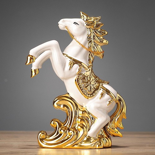 Ceramic horse sculpture - ceramic,