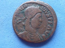 B77) Roman Bronze Coin Unknown