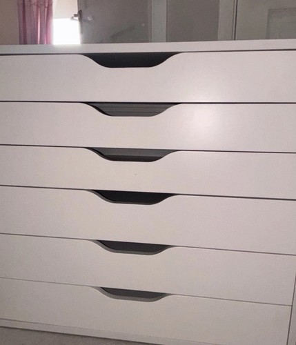 Ikea alex white drawers - alex,