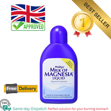 MILK OF MAGNESIA Phillips, HeartBurn, Stomach Relieve, Multicoloured, Mint