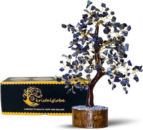 Lapis lazuli crystal - lazuli, tree