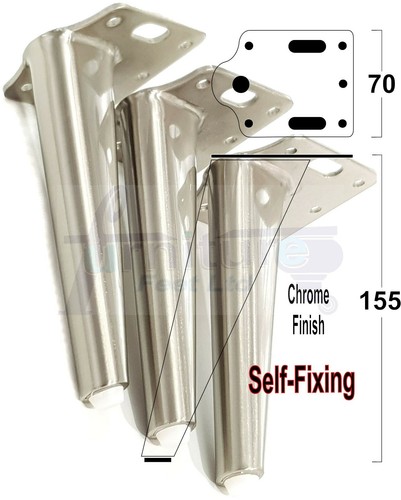 Metal furniture legs 155mm - furniture,