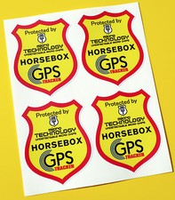 HORSEBOX GPS TRACKER UNDETECTABLE CHIP  anti theft SECURITY stickers decals