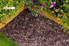Plum welsh slate chippings - plum,