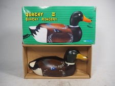 Vintage Beauty Line Wooden Mallard, Duck Land line phone 1980s Boxed Untested