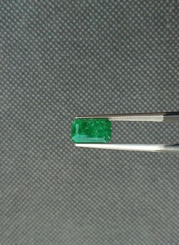 Natural swat emerald faceted - natural,