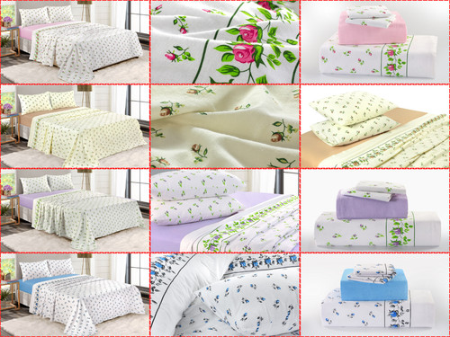 Thermal rosebud flannelette - thermal,