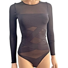 WOLFORD Black 'Draped Bands'