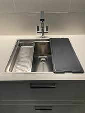 CEX210 Franke Centinox Single Bowl Stainless Large Bowl Sink with Waste/Plug